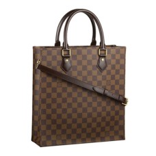 Чанта Louis Vuitton N41226 Sac Plat PM Tote Bag Damier Ebene Canvas