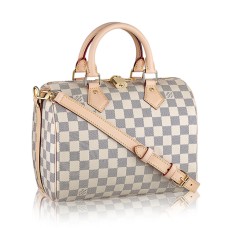 Чанта Louis Vuitton N41374 Speedy Bandouliere 25 Tote Bag Damier Azur Canvas