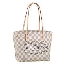 Louis Vuitton N41376 Cabas PM чанта през рамо Damier Azur Canvas