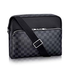 Чанта Louis Vuitton Dayton Reporter MM N41409, цвят Damier Graphite Canvas