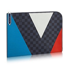 Louis Vuitton N41594 Pochette Jour GM Regatta Damier Cobalt Canvas