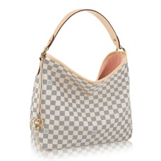 Чанта Louis Vuitton N41607 Delightful MM Hobo Damier Azur Canvas