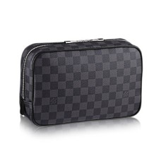 Чанта за тоалетна Louis Vuitton N47521 GM Damier Graphite Canvas