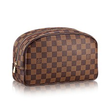 Louis Vuitton N47624 Тоалетна чанта 25 Damier Ebene Canvas