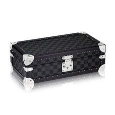 Калъф за часовник Louis Vuitton N48194 8, твърд, Damier, графит, платно
