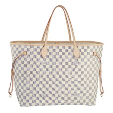 Чанта през рамо Louis Vuitton N51108 Neverfull GM Damier Azur Canvas