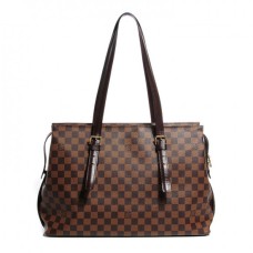 Louis Vuitton N51119 Chelsea Чанта през рамо Damier Ebene Canvas