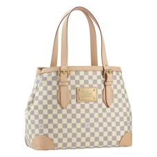 Чанта през рамо Louis Vuitton N51206 Hampstead MM Damier Azur Canvas