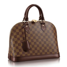 Чанта Louis Vuitton N53151 Alma PM Tote Bag Damier Ebene Canvas
