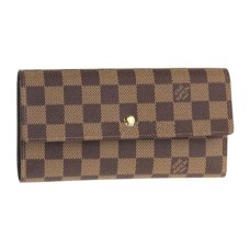 Louis Vuitton N61217 Международен портфейл Damier Ebene Canvas