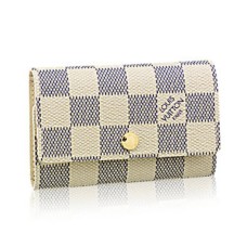 Louis Vuitton N61745 6 Ключодържател Damier Azur Canvas