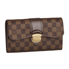 Louis Vuitton N61747 Sistina Портфейл Damier Ebene Canvas