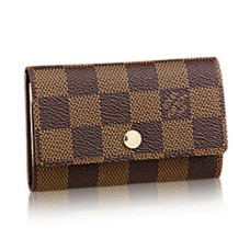Louis Vuitton N62630 6 Ключодържател Damier Ebene Canvas