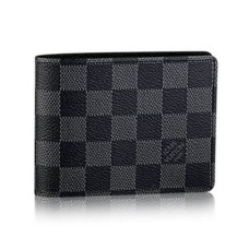 Louis Vuitton N62663 Множество портфейла Damier Graphite Canvas