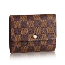 Louis Vuitton N63242 Anais портфейл Damier Ebene Canvas