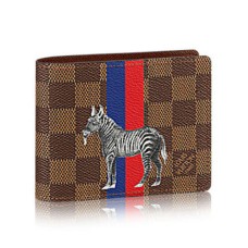 Louis Vuitton N63343 Множество портфейл Damier Ebene Canvas